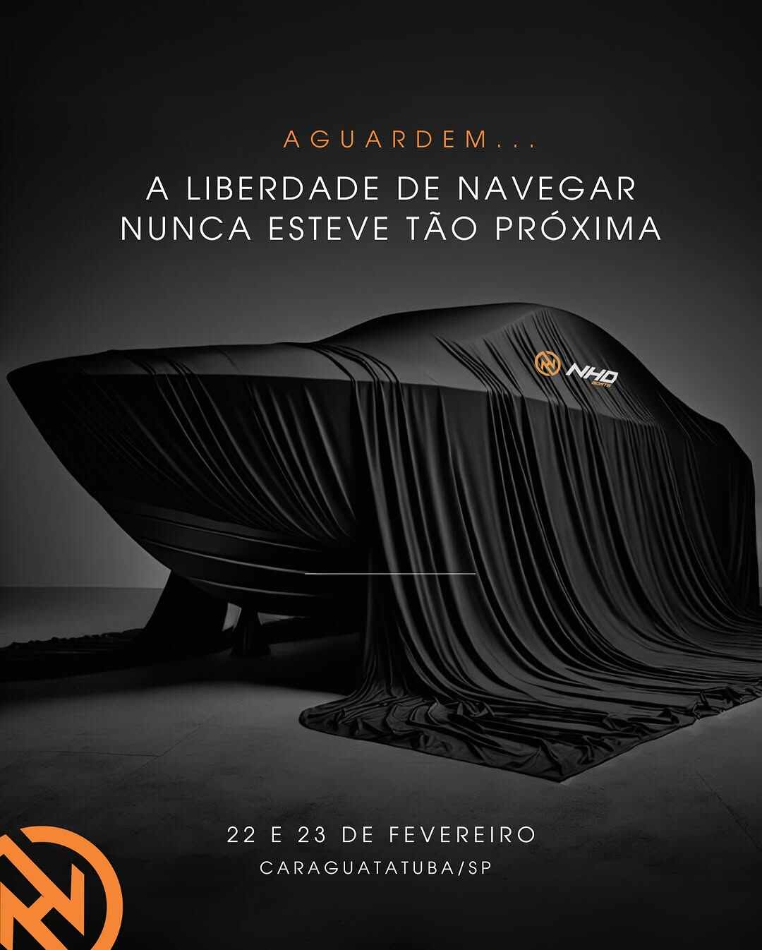 A NHD Boats se prepara para apresentar seu mais novo modelo ao público. O lançamento oficial acontecerá nos dias 22 e 23 de fevereiro na Marina da Barra, em Caraguatatuba (SP), onde a marca terá representantes na região. 